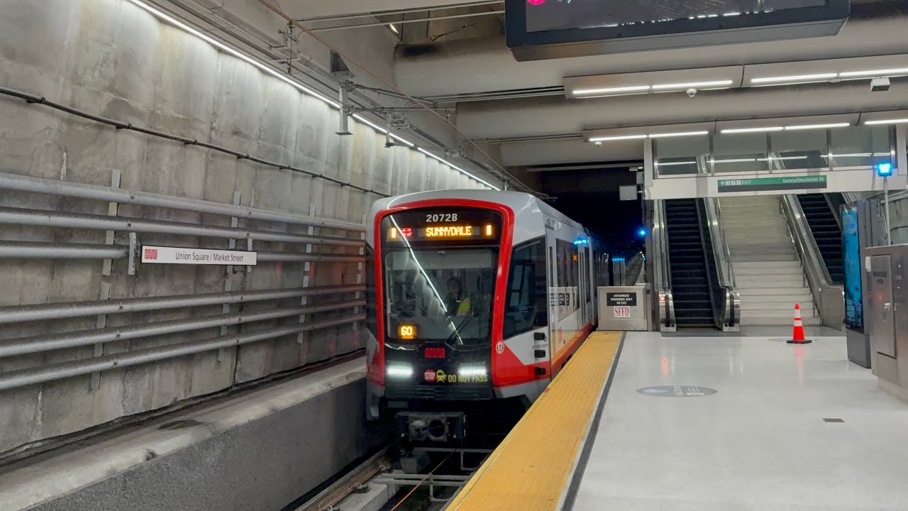Muni metro | Siemens S200 LRV4 T third street to sunnydale