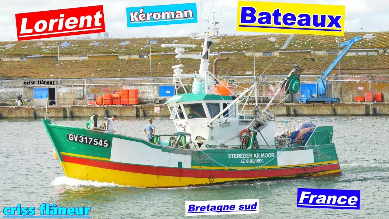 Bolincheurs et Chalutiers ; Bateaux de Pêche ; Lorient ; Kéroman ; Morbihan ; Bretagne Sud ; France