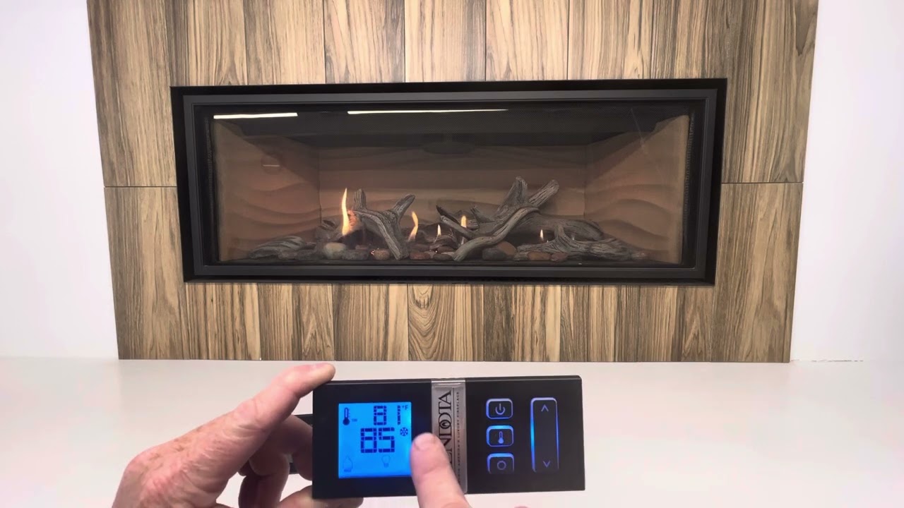How to set my thermostat on Mendota fireplaces and Lopi / Fireplace X fireplaces
