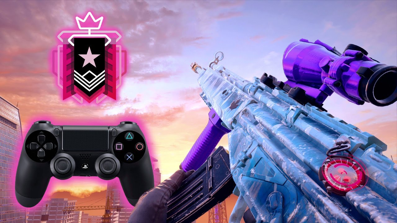 CONTROLLER CHAMPION MAKING PLAYS: PS4 Ranked Highlights - Rainbow Six Siege Console Gameplay
