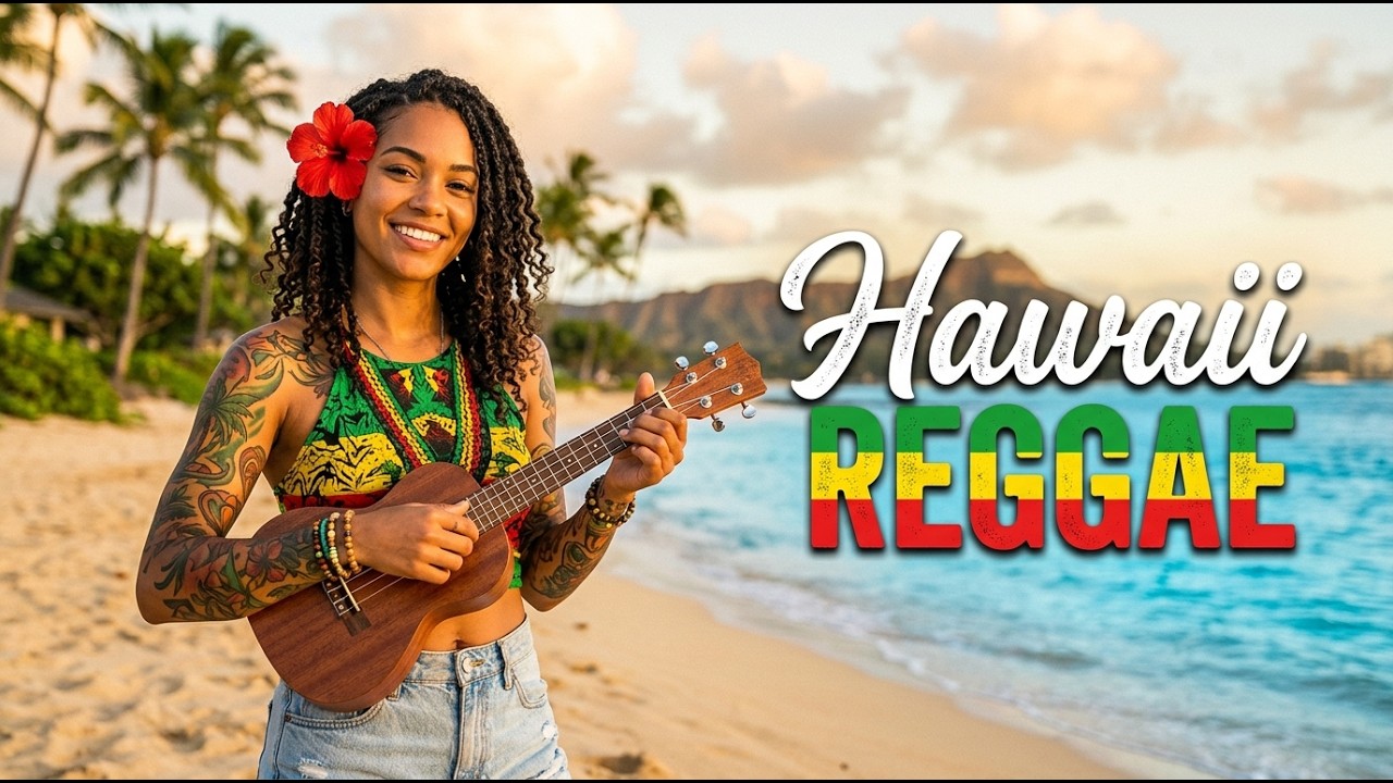 Hawaiian Reggae Paradise 🌊 Relaxing Island Music for Beach, Study & Travel