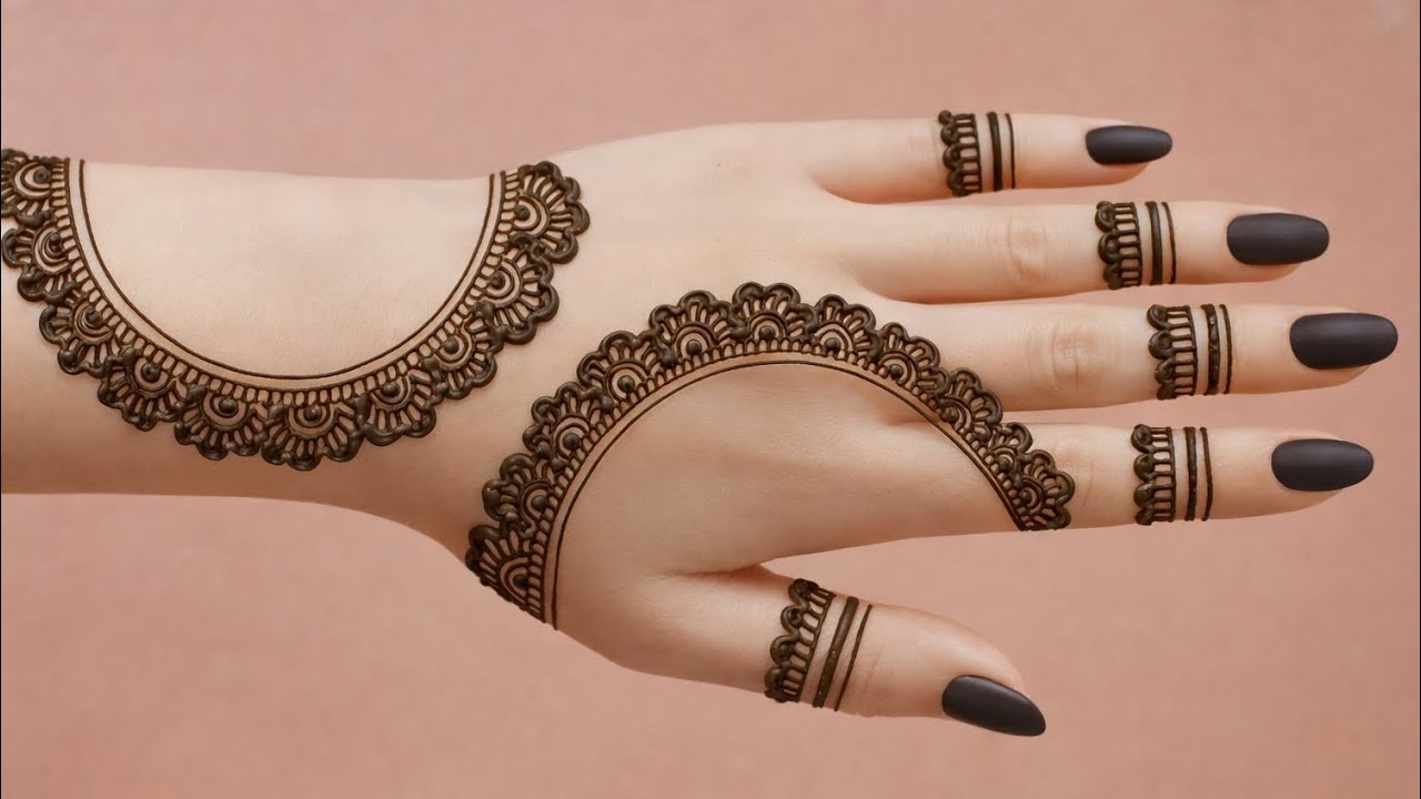 Stylish Easy Mehndi Design | Back Hand Mehndi Design | Mehndi Design | Mehndi ka Design 