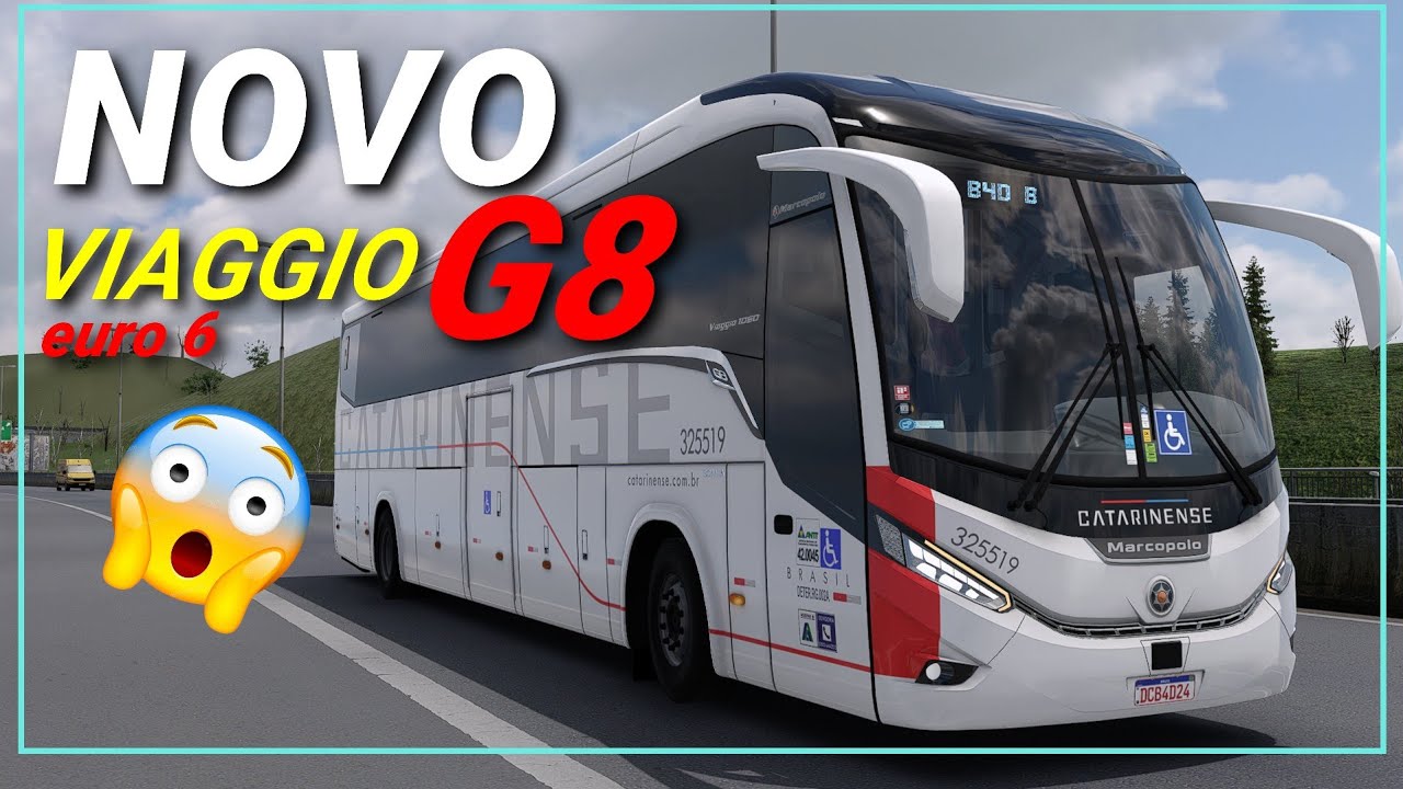 NOVO MARCOPOLO G8 1050 VIAGGIO 😱 | ETS2 BUS MOD + Mapa EAA = EURO TRUCK mods
