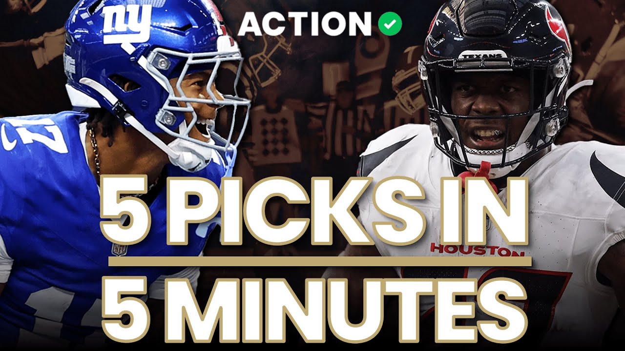5 NFL Week 5 Player Props In 5 Minutes!