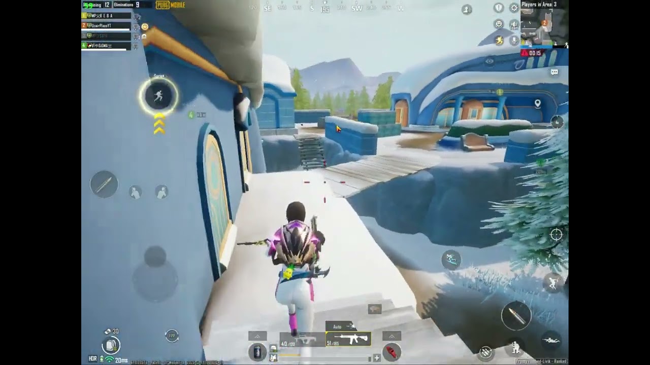Fight with Streamers @MFSBadBoy1 @buttgaming6 #Respect #pubgmobilelive #mobilegame #emulator