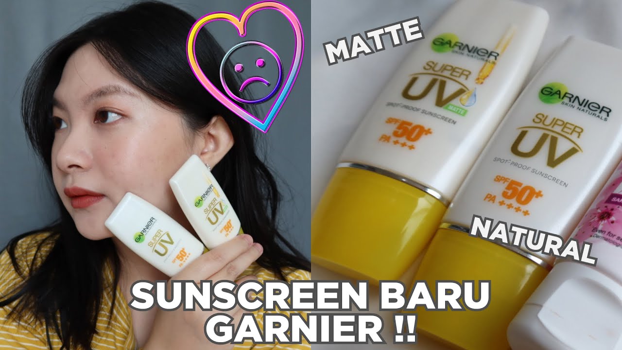 Review Garnier Super UV Spot proof Sunscreen SPF 50+ Matte & Natural🍋| Ester Wijaya