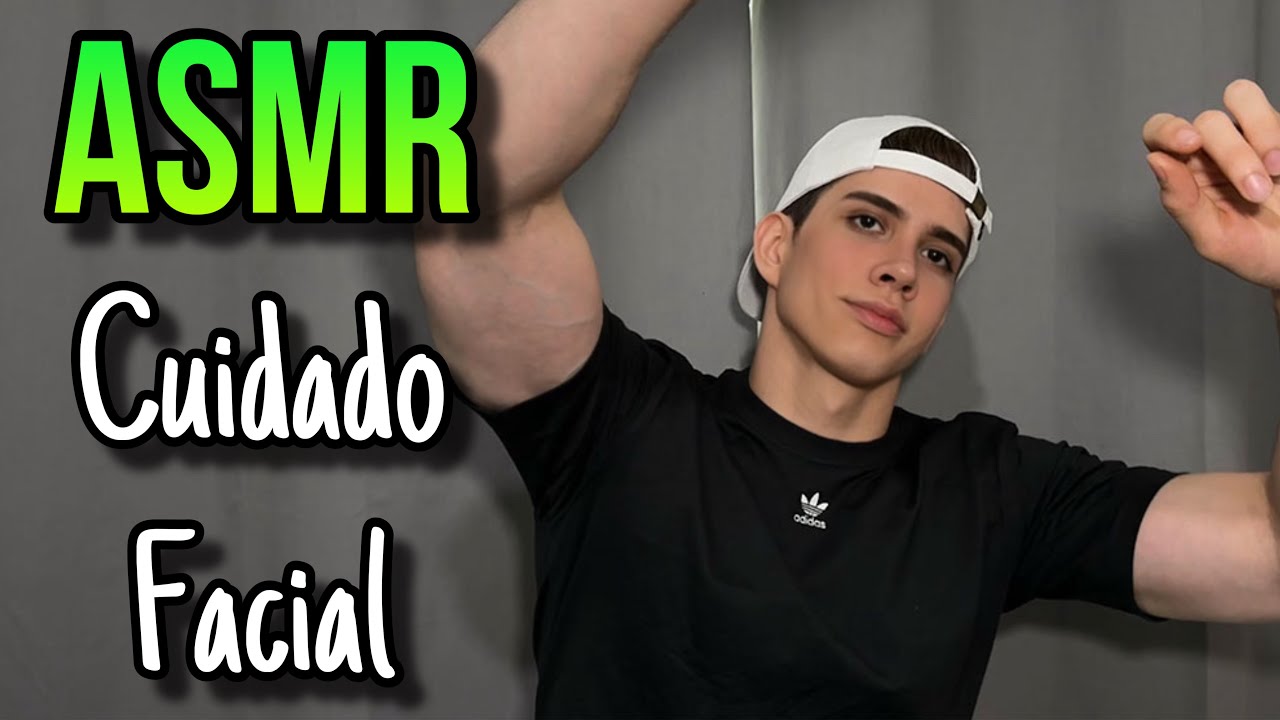 ASMR | Tu Amigo te Hace una Relajante Rutina de Skincare 🌙✨