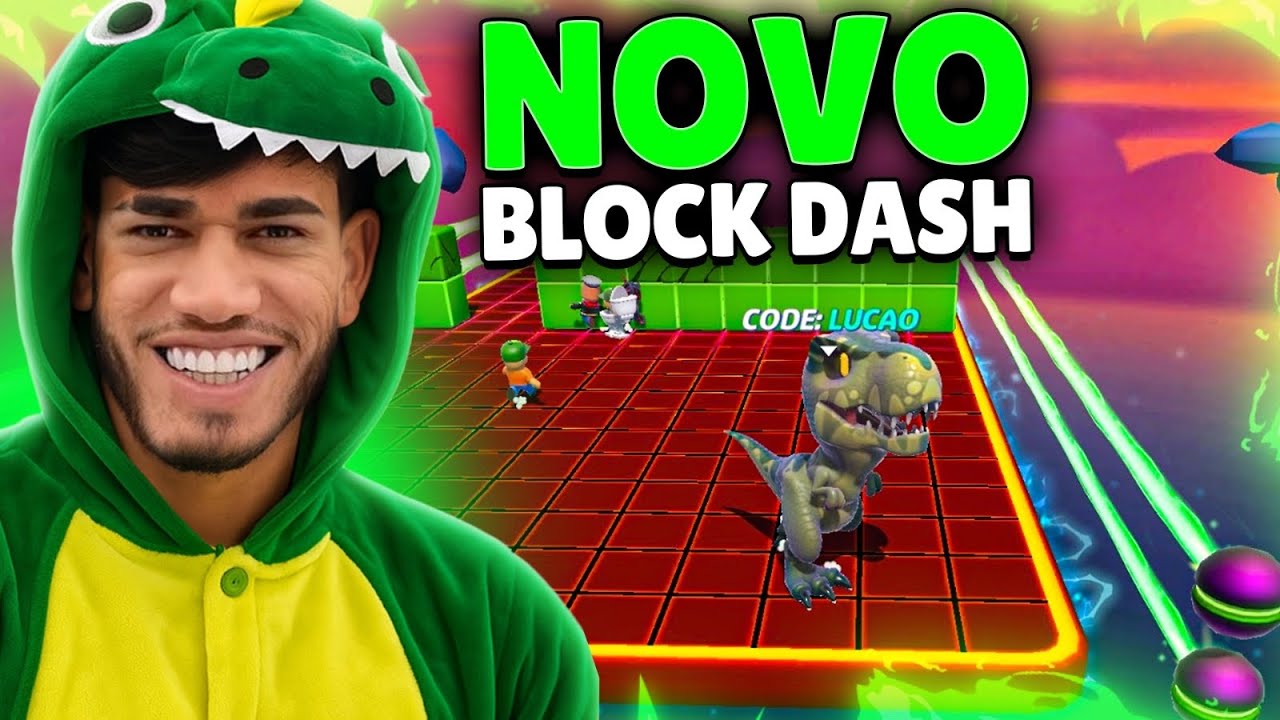 O NOVO BLOCKDASH TEAMS DE DINOSSAURO NO STUMBLE GUYS!