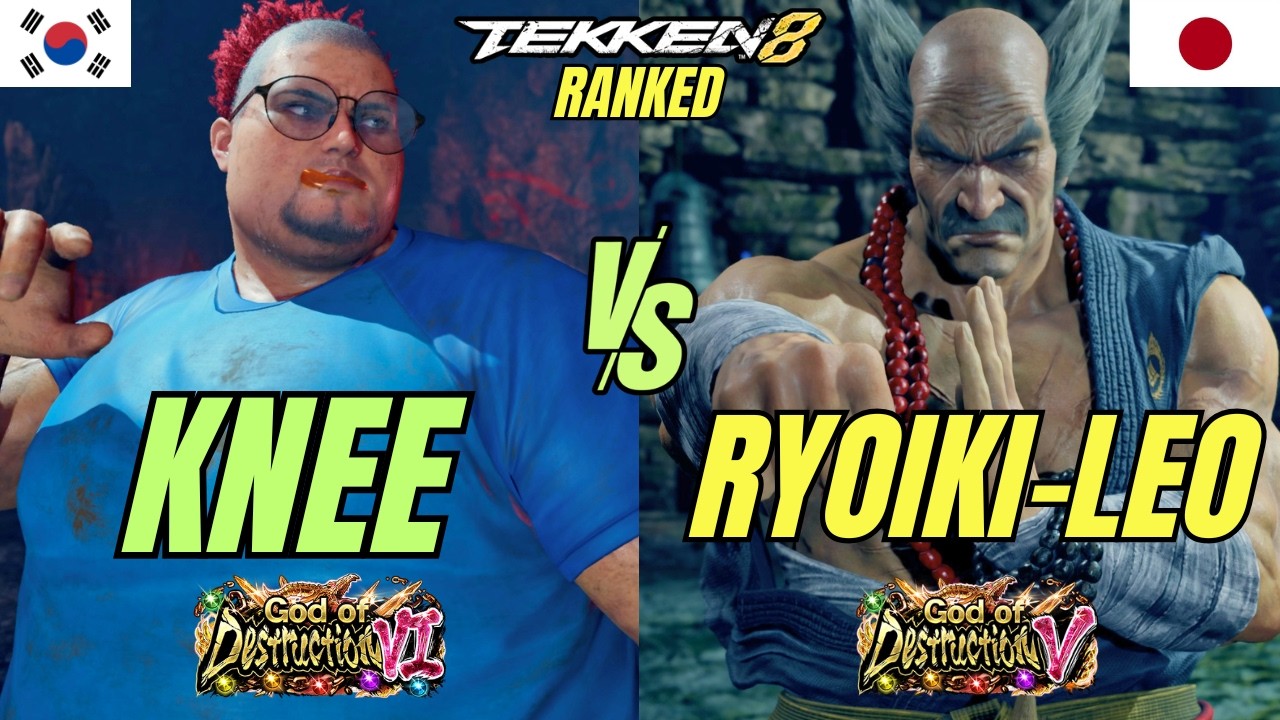 Knee (BOB) vs RYOIKI-LEO (HEIHACHI) | Tekken 8 Season 3 | BOB Day Two High Level Gameplay