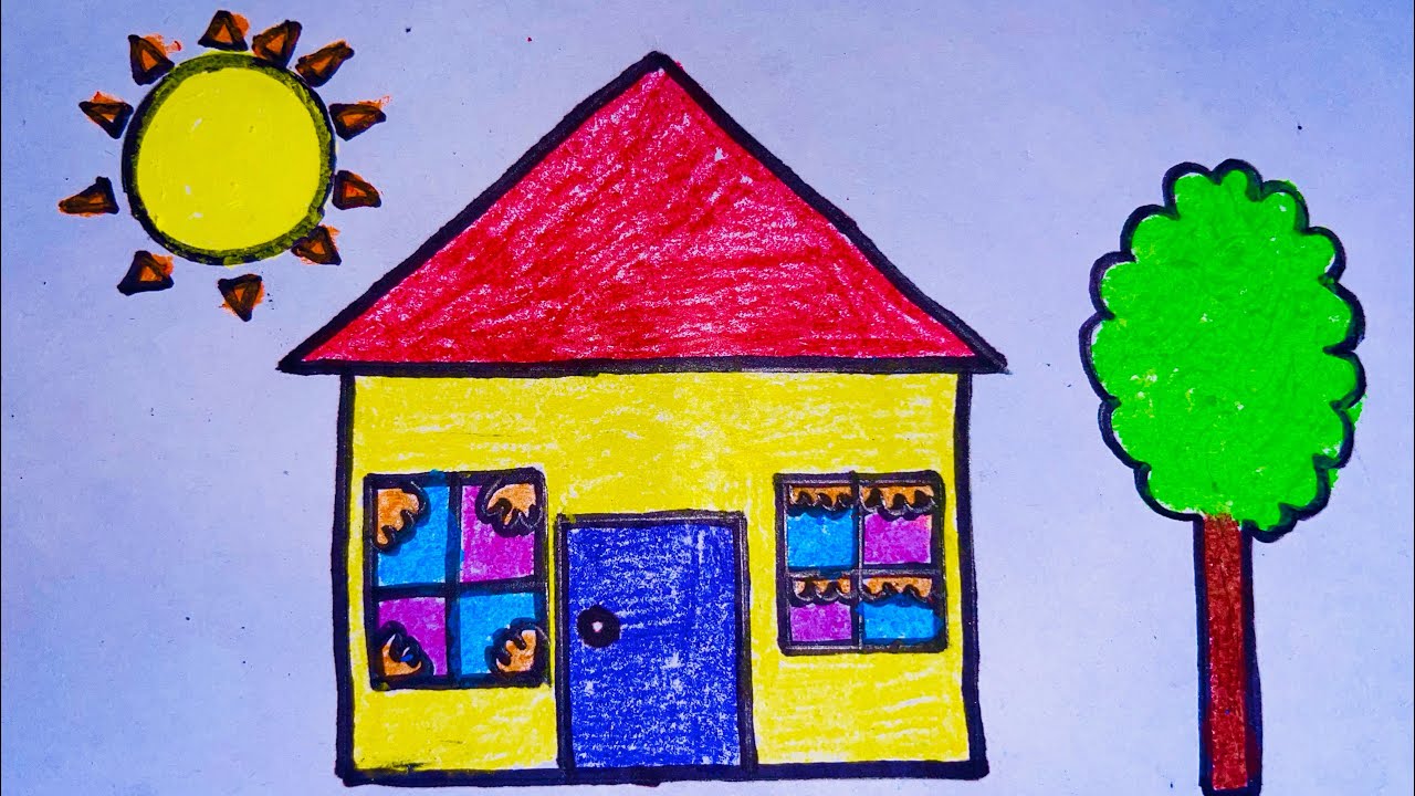 🏠How To Draw A Sweet House | Step By Step Drawing For Beginner | How To Draw A Sweet House | RaikArt