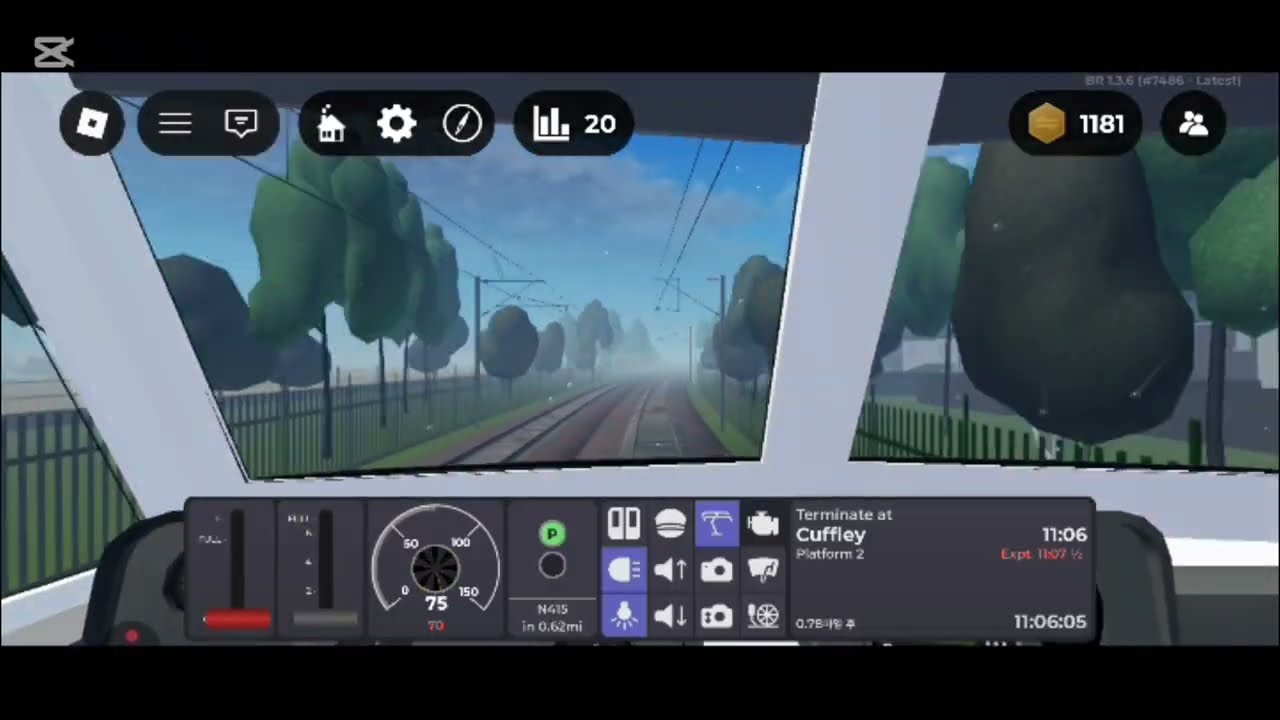 Roblox British Railway The Main Line Norrington → Cuffley 4X
