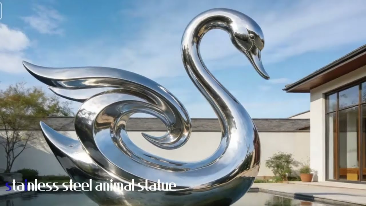 Giant Shimmering Beasts: Walking Through a Modern Metal Animal Sculpture Park#sculpturefactory