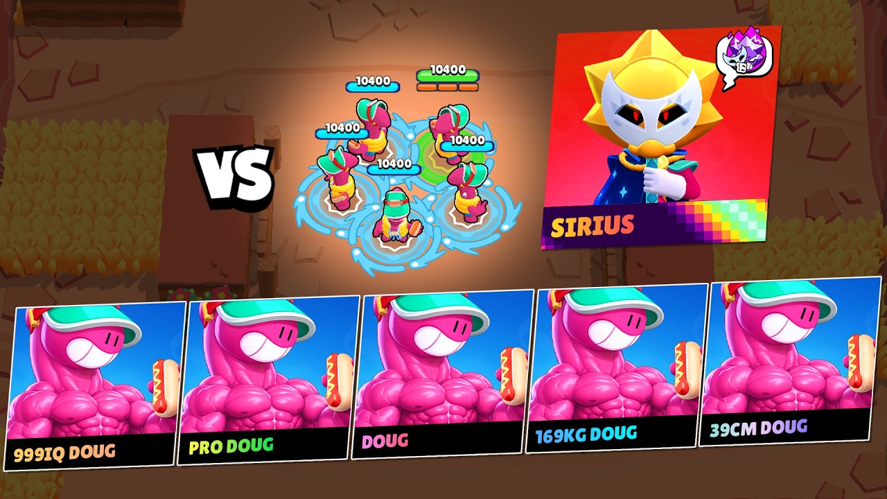 OP SIRIUS'S HYPERCHARGE vs INSANE DOUG TEAM 🔥 Brawl Stars 2026 Funny Moments, Fails, Glitches ep1962
