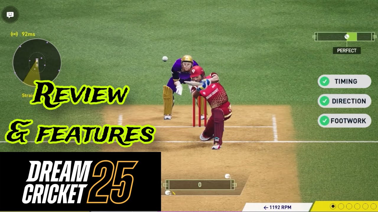 Dream cricket 25 review and gameplay tamil