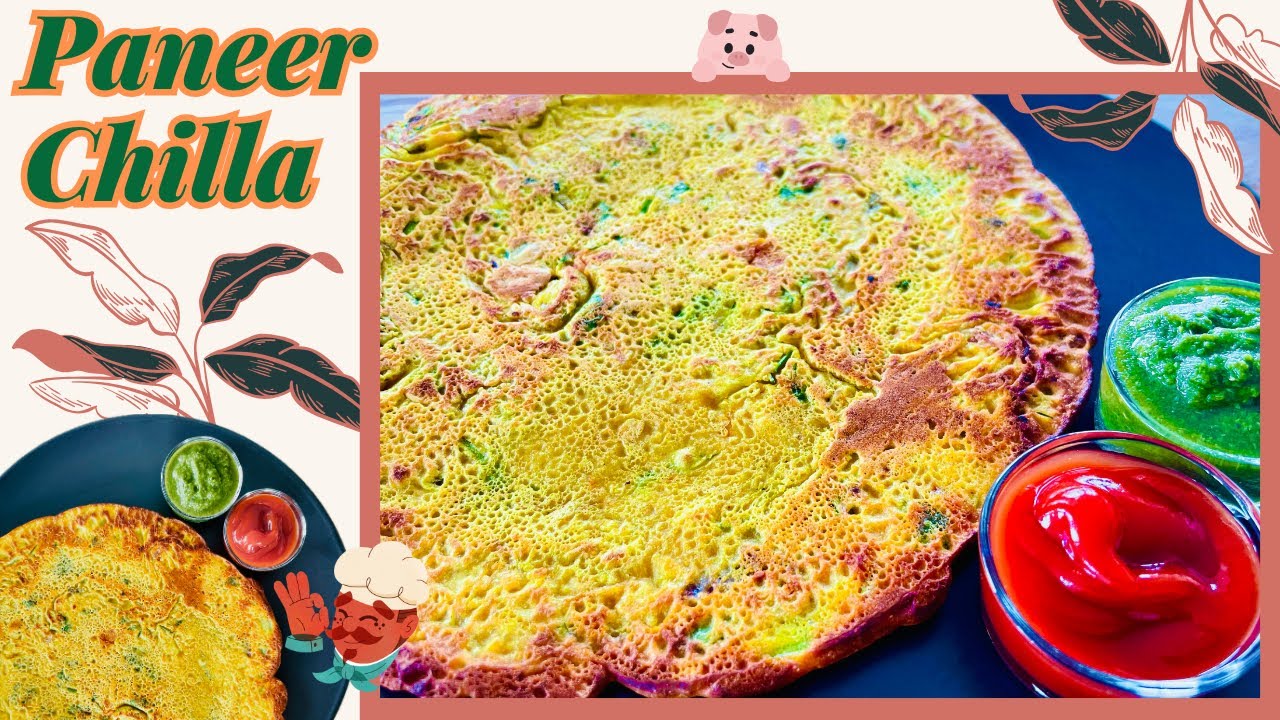 Besan Paneer Chilla Recipe | High Protein Weight Loss Breakfast | Instant Healthy Recipe