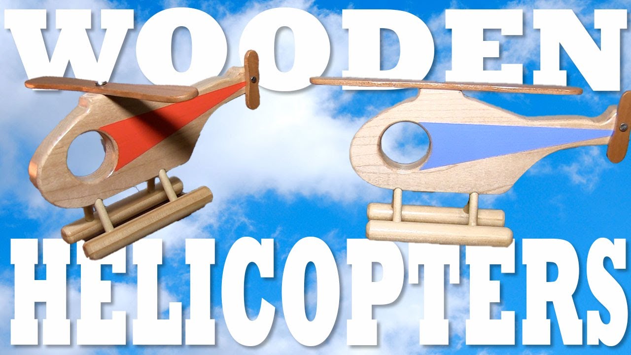 Wooden Toy Helicopter! | Easy DIY