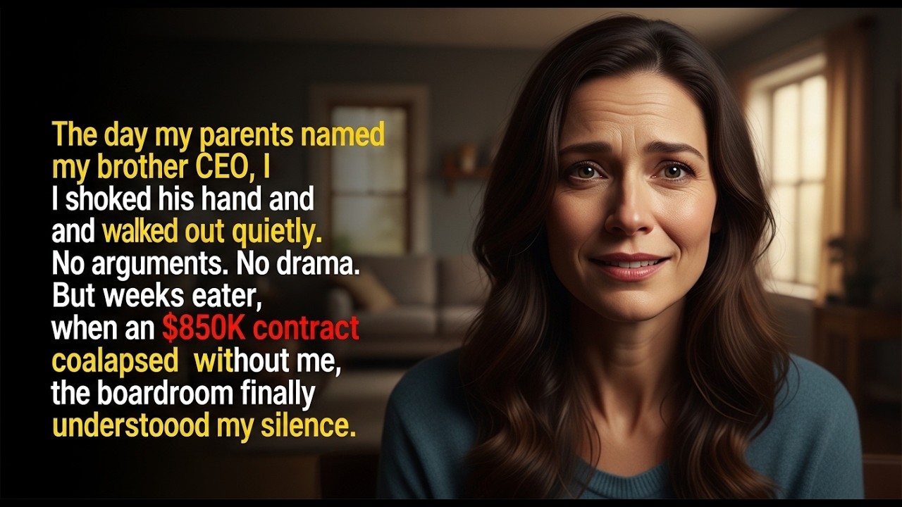 Brother Was Named CEO by Our Parents—After I Left, They Lost an $850K Contract