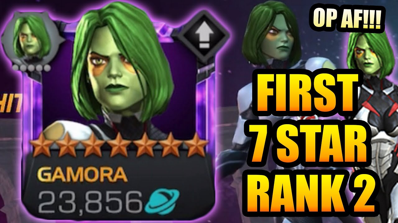 FIRST 7 STAR RANK 2 CHAMPION ON THE WHALE ACCOUNT! - GAMORA IS OP AF - Marvel Contest of Champions