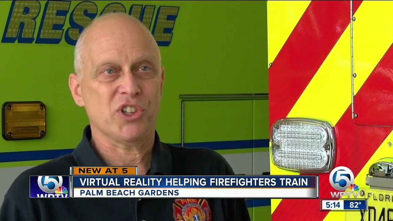 Virtual reality helping firefighters train