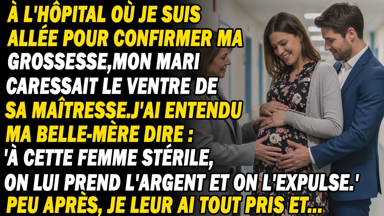 À L'hôpital🏥, Mon Mari Caressait Sa Maîtresse Enceinte Pendant Que Sa Mère M'appelait 'Stérile'🤬.