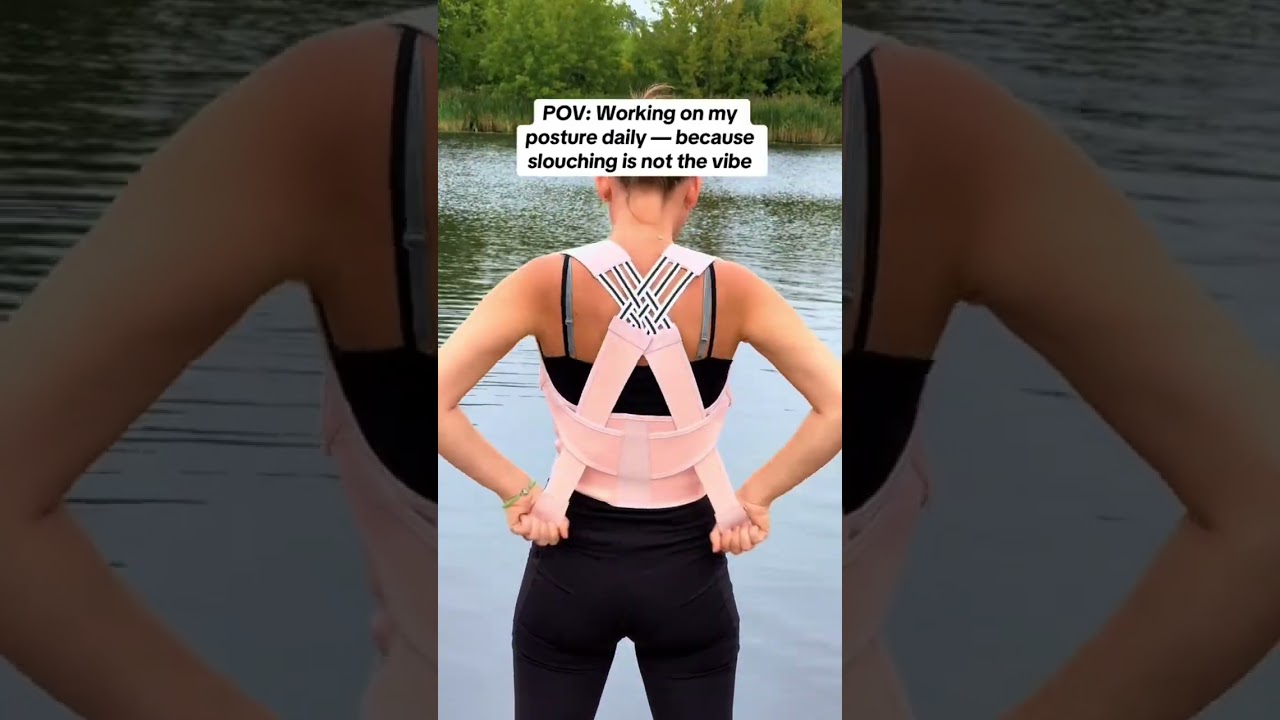 It&rsquo;s a nice when I wearing posture corrector everyday #backpain #posturecorrection #healtips