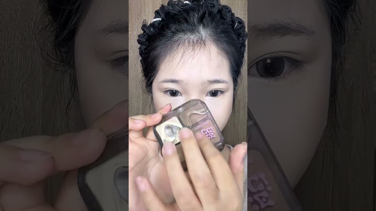 4-minute immersive fox-themed on-camera makeup super clear even beginners can follow #Make