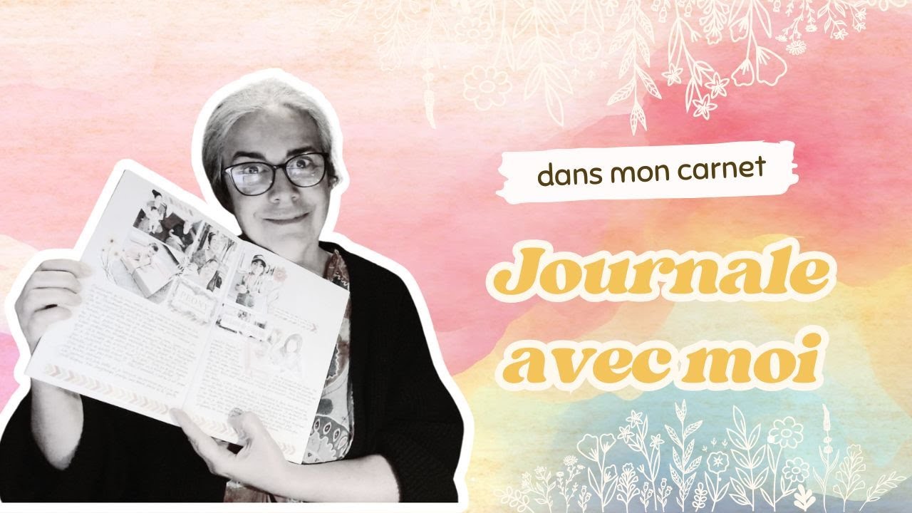 Journale avec moi : pas à pas d'une page de carnet créatif