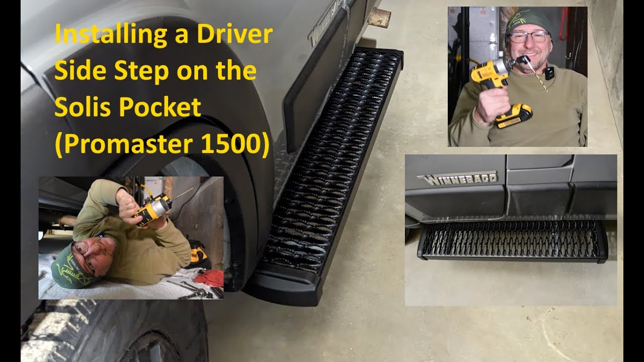 Adding a LUVERNE Step to our van - Solis Pocket 36A (RAM Promaster 1500)