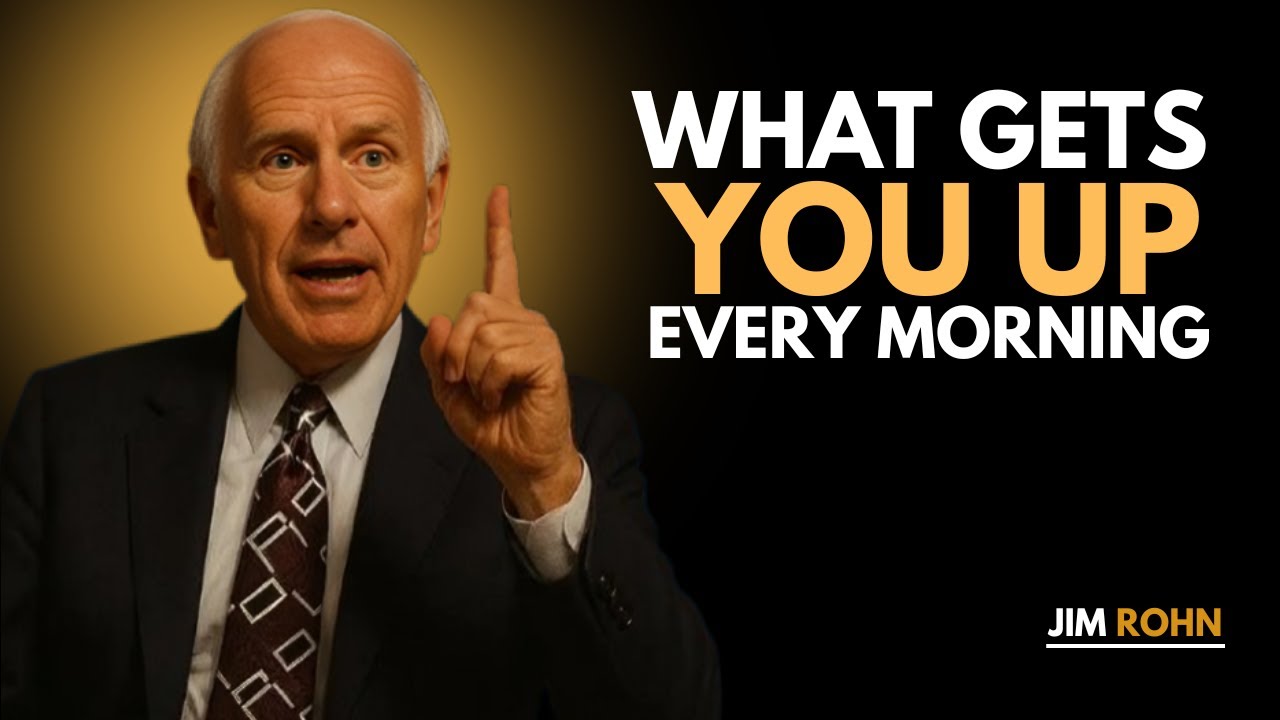 WHAT GETS YOU UP EVERY MORNING '' | JIM ROHN Motivational Speech