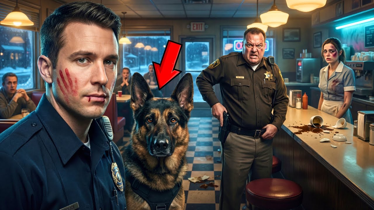 Corrupt Sheriff Slapped a Waitress — He Never Expected a Police Dog Would Be Watching