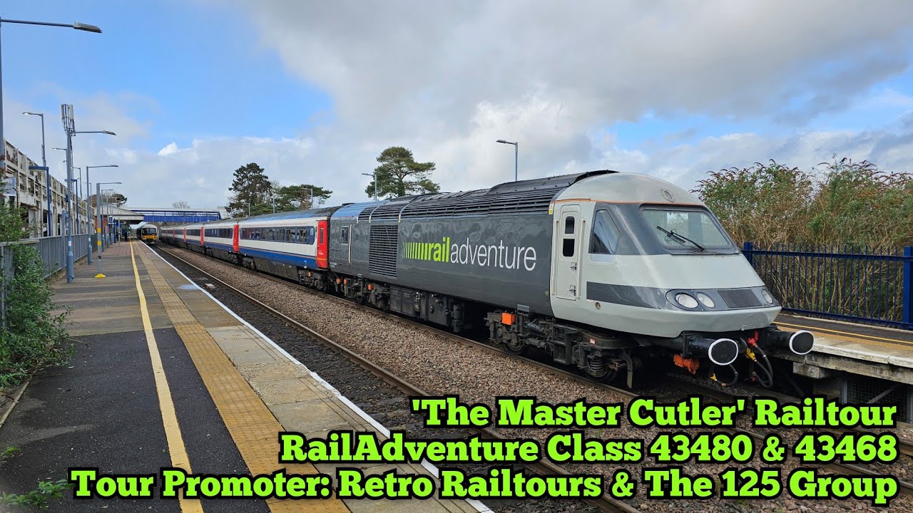 The Master Cutler - RailAdventure HST Class 43480/43468 on the Chiltern Mainline [CML] - 15/03/24