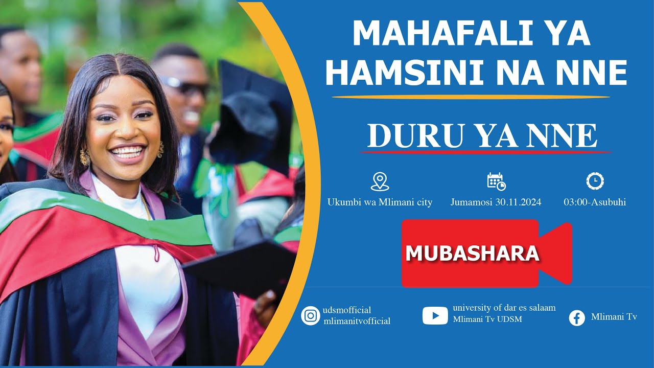 🔴LIVE: MAHAFALI YA HAMSINI NA NNE, DURU YA NNE YA CHUO KIKUU CHA DAR ES SALAAM