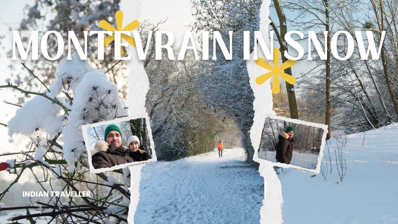 Snow Over Montevrain | A Calm Winter Film | France 🇫🇷