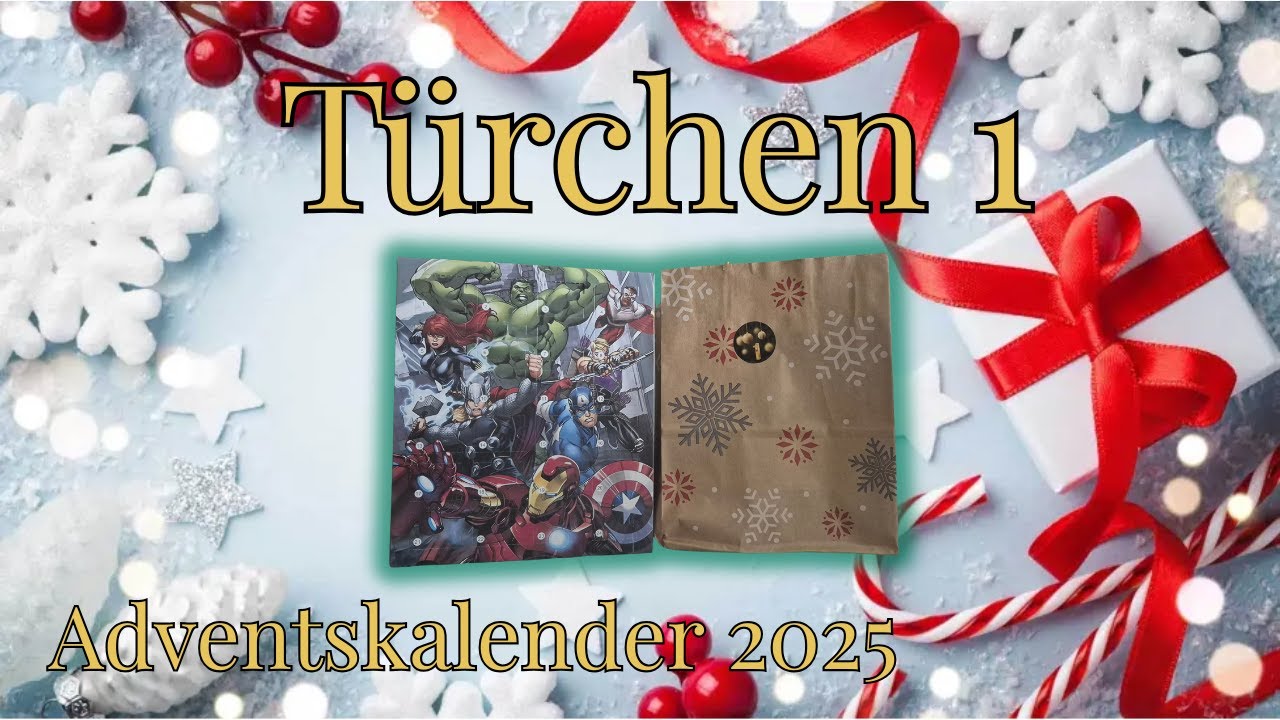 Adventskalender 2025 – Türchen 1 | Adventstüte & Marvel – Was steckt heute drin?