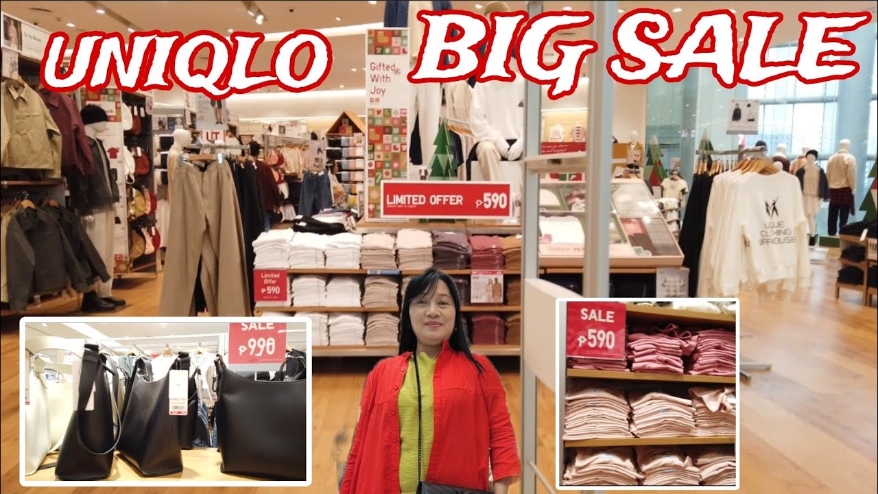 BIG SALE IN NEWLY OPEN UNIQLO MALL OF ASIA