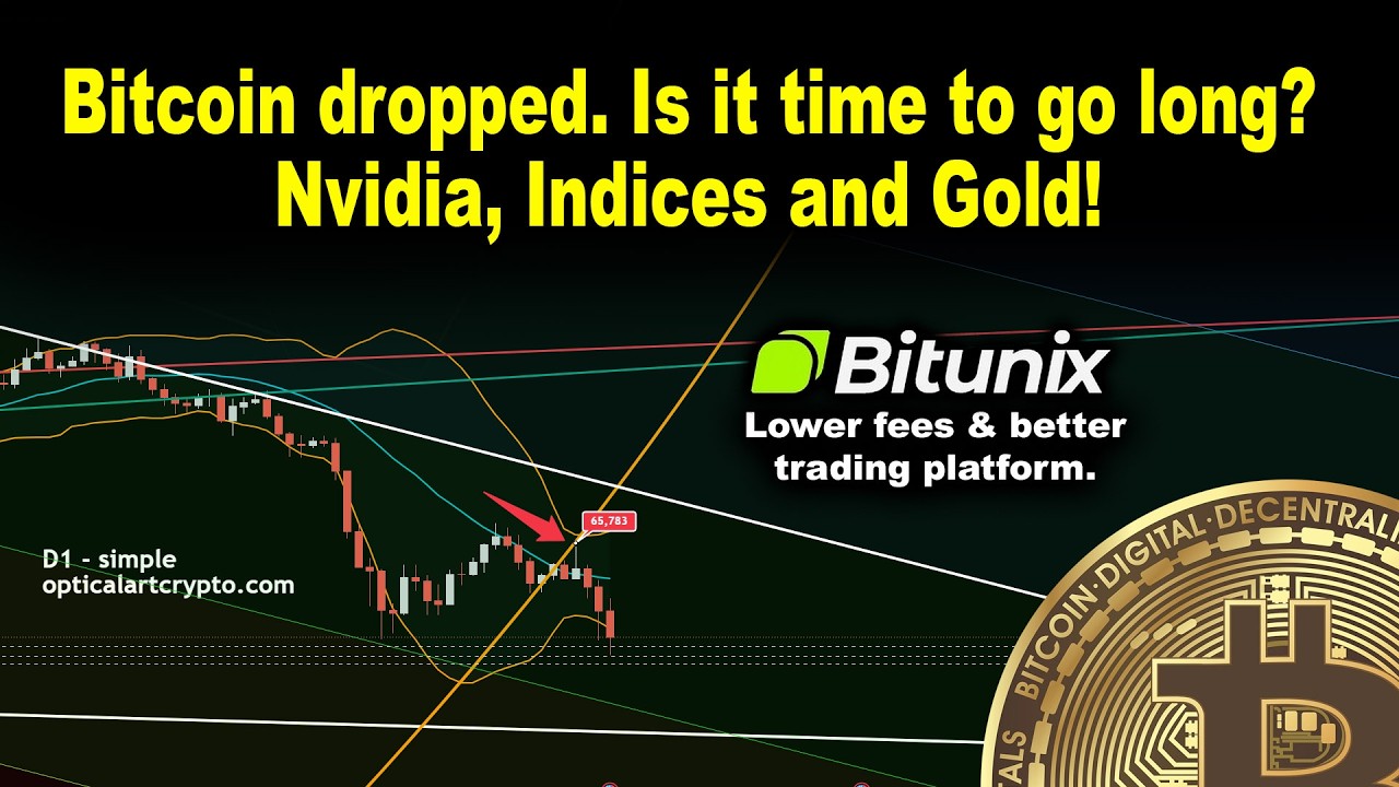 Bitcoin price dropping. Time to long btc? I did!