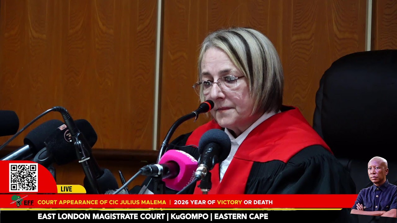 President Julius Malema attends Pre-Sentencing Hearing