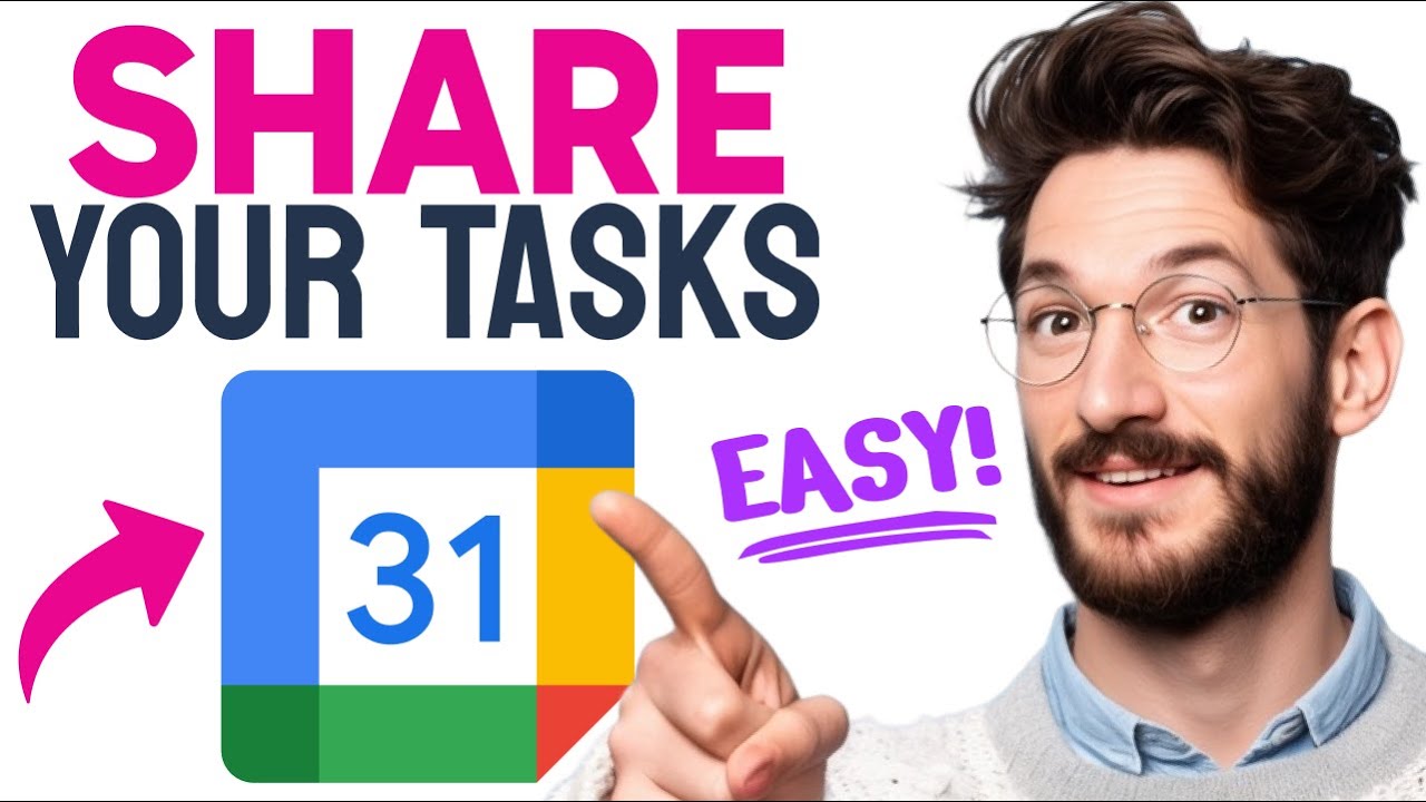 How to SHARE Tasks on Google Calendar (Step by Step)