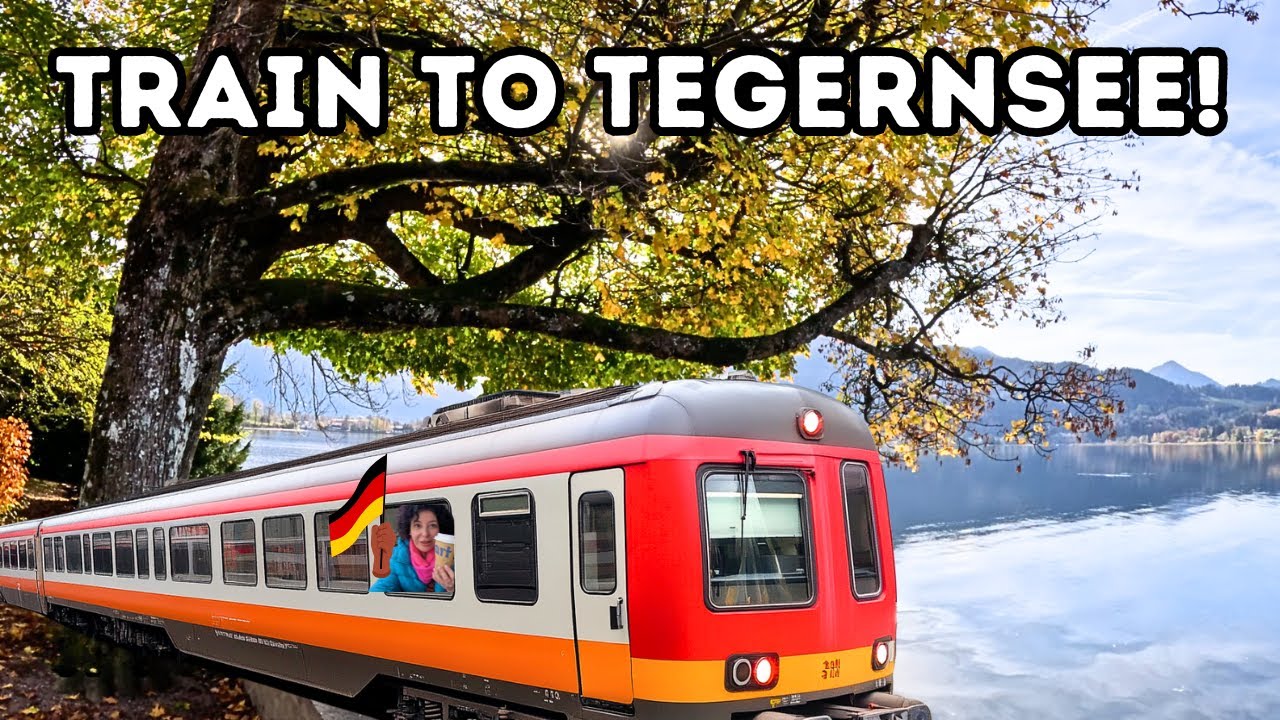 На поезде из Мюнхена к озеру Тегернзее! 🚊🚊