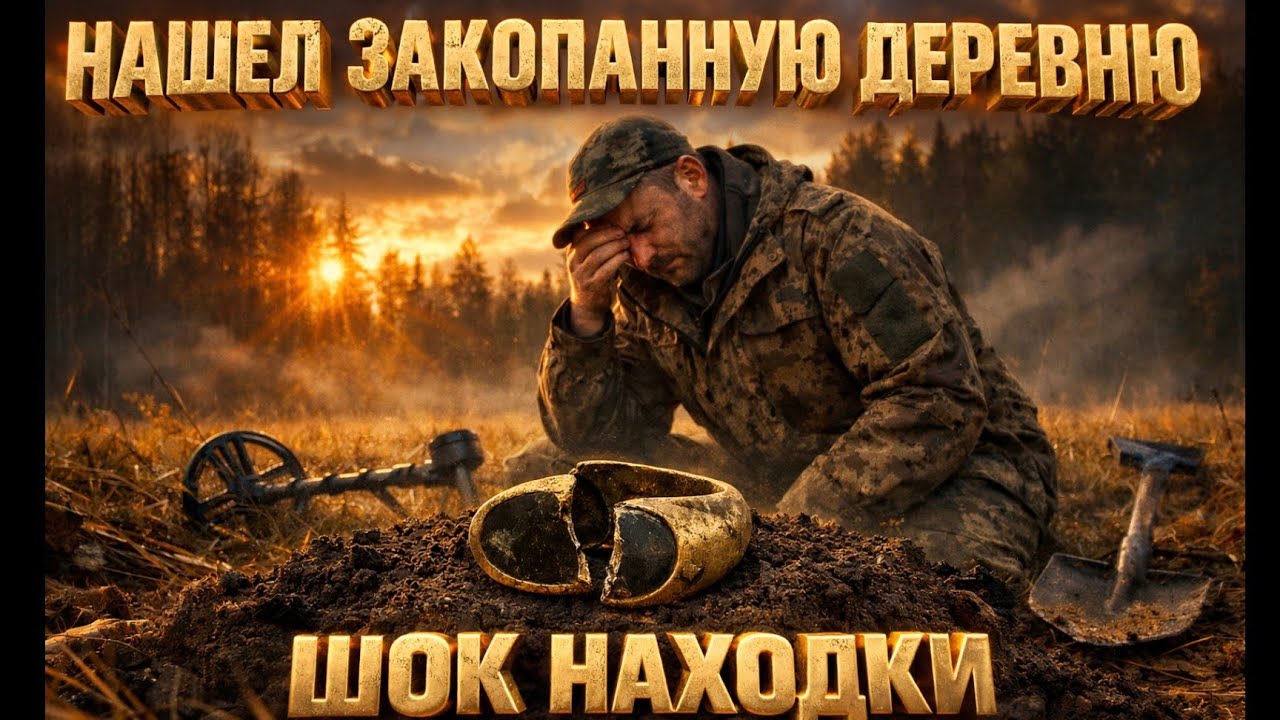НАШЕЛ ЗАКОПАННУЮ ДЕРЕВНЮ. ШОК НАХОДКИ.