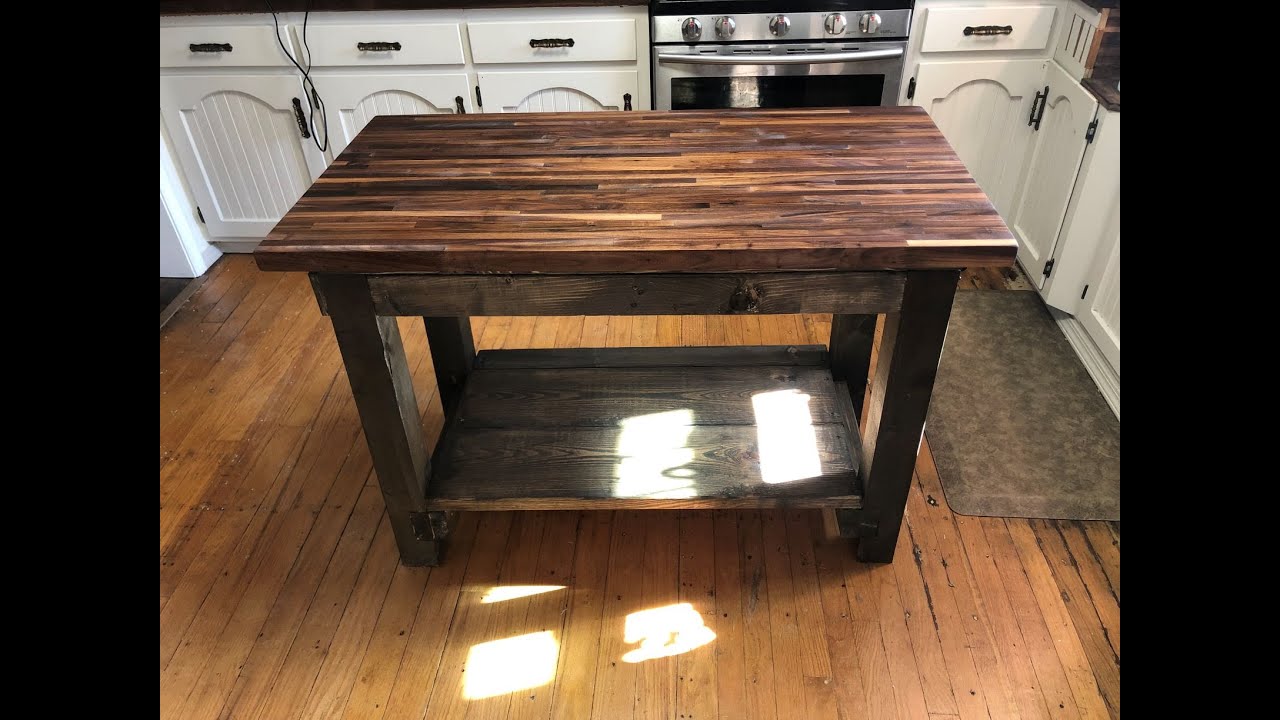 DIY Butcher Block Island