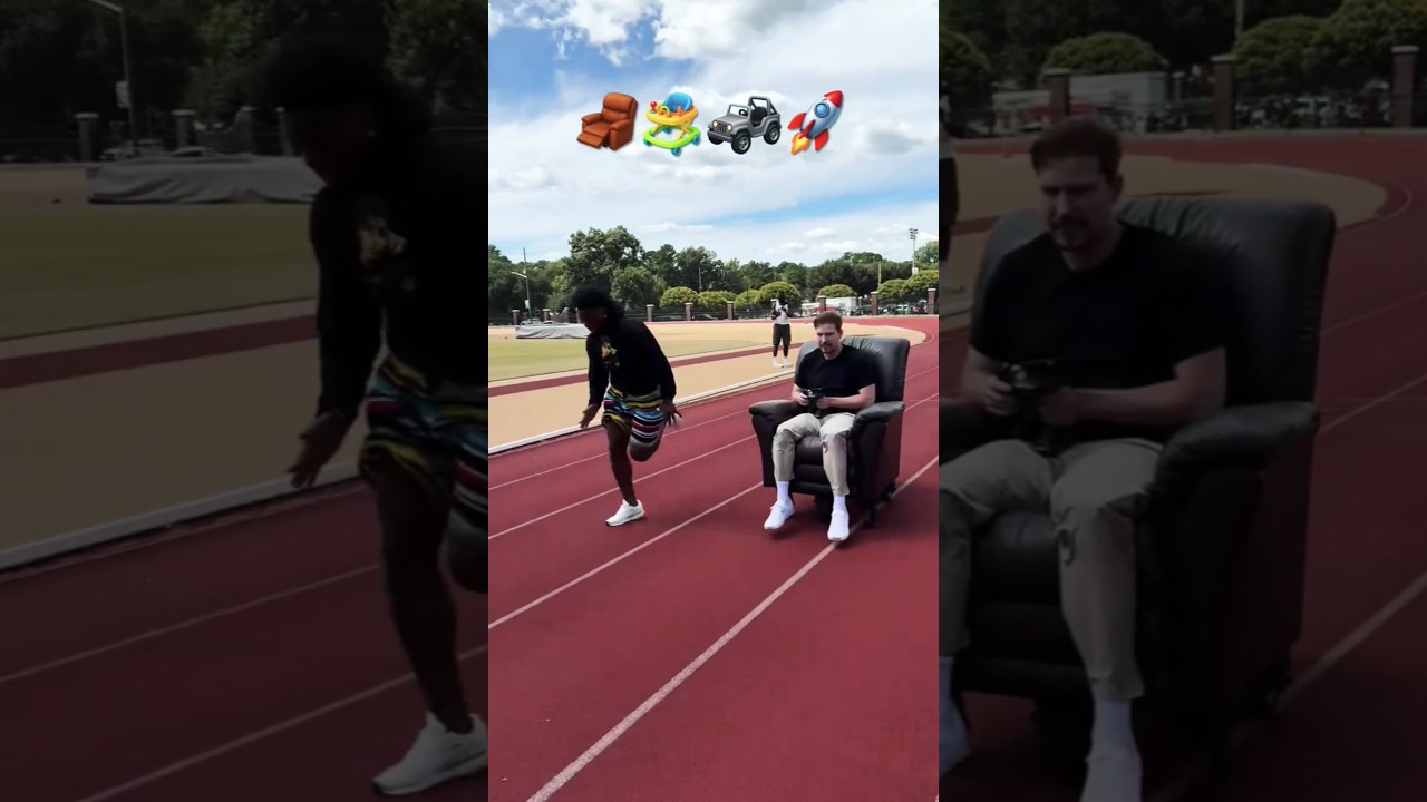 Mr beast racing with speed 😎🏃#teambeast #epicbeast #getbeast #boxingvideogame #rumblers #beastcup