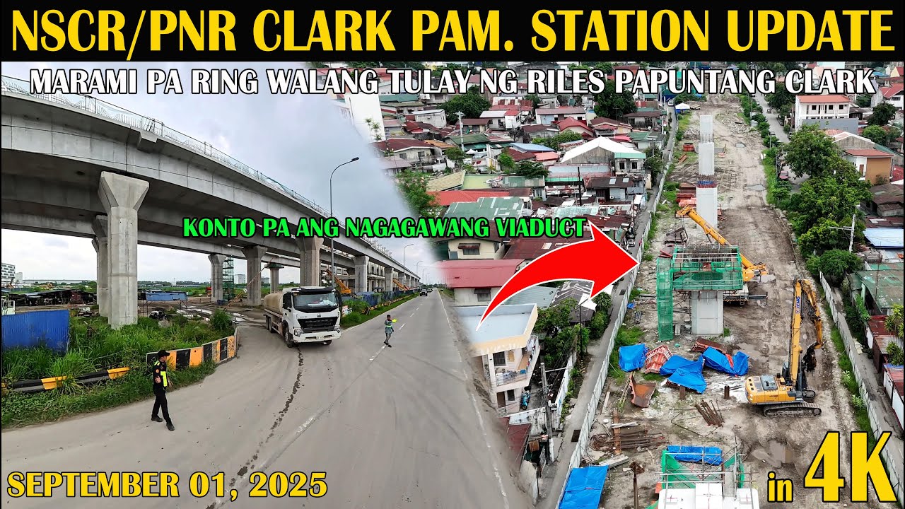 PNR NSCR - CLARK TRAIN STATION UPDATE