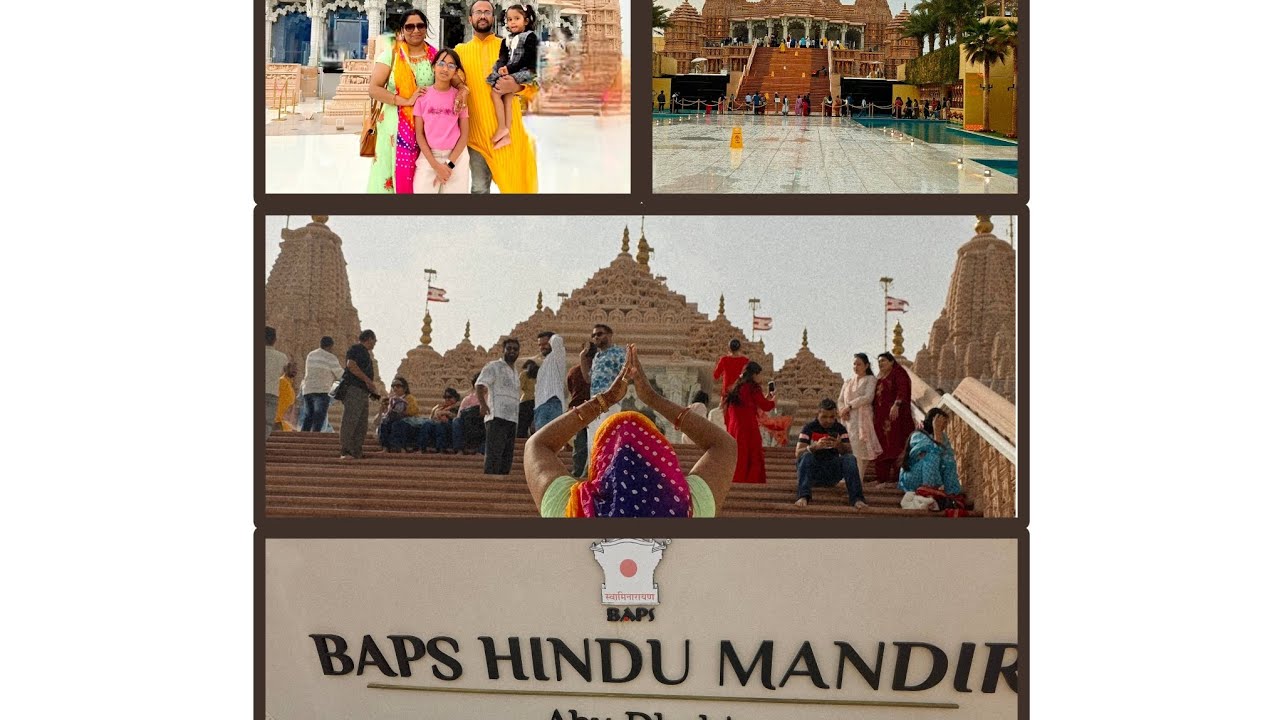 We are to BAPS hindu  tample, Abudhabi, #viralvideo #dubai #hindutample #visitdubai 