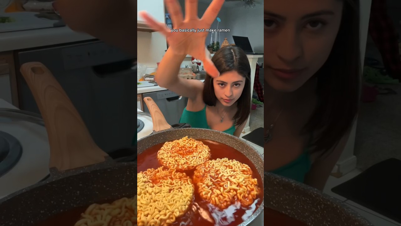 Острый рамен 🌶️🍜🥵 #шорты