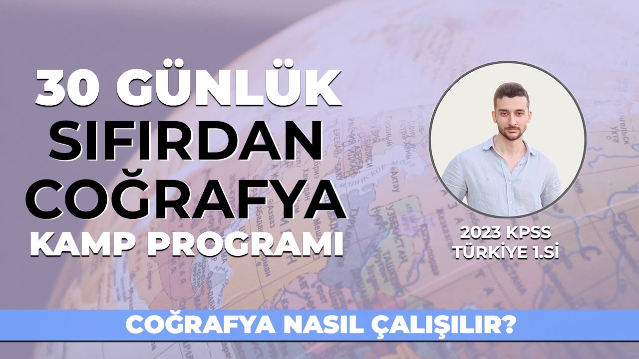 Coğrafya Nasıl Çalıştım? (2023 KPSS TR 1.si Anlatıyor!)