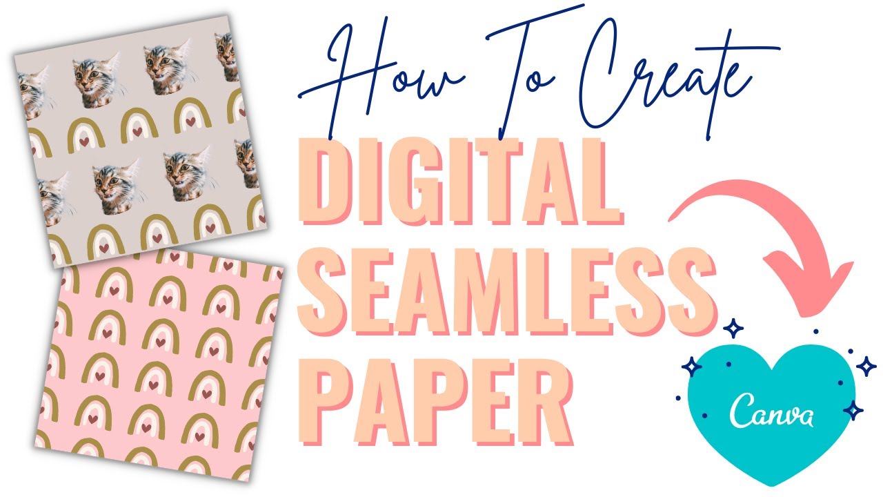How To Create Digital Paper Using Canva FOR FREE | Canva Tutorial