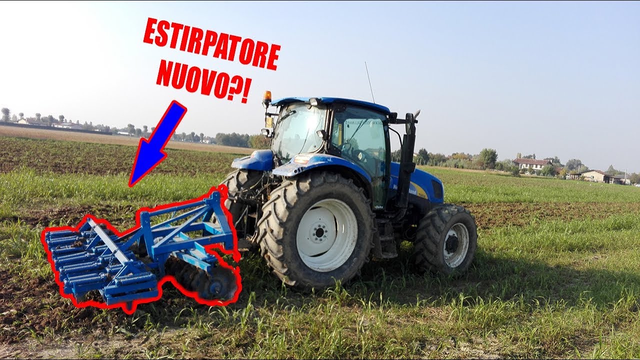 ABBIAMO PRESO UN ESTIRPATORE NUOVO ?! - land cultivation - nh t6030