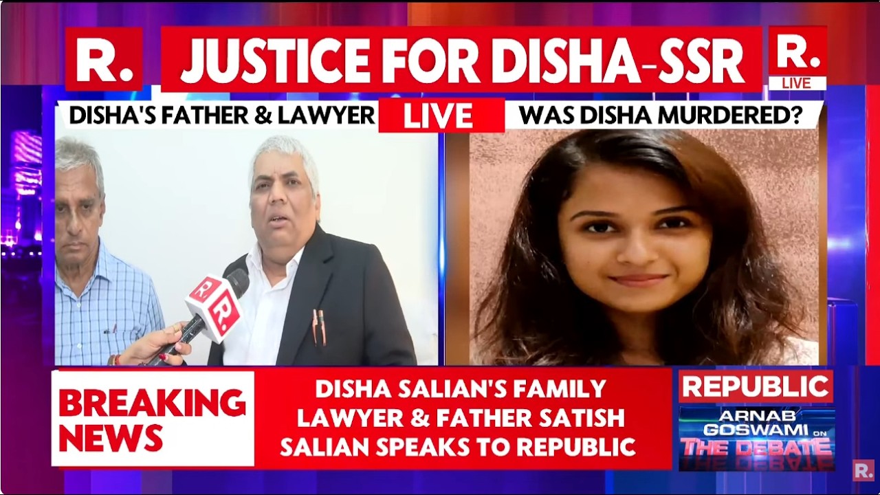 Disha-SSR Case LIVE Update: Father Satish Salian & Lawyer Speak To Republic