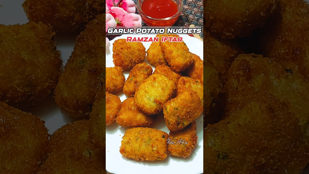 Crispy Garlic Potato Nuggets Ramzan Iftar Special#shorts#ramzanspecial#ramadan#snacks#potato#easy#yt